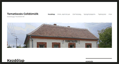 Desktop Screenshot of celldomolkitemetkezes.hu