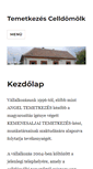 Mobile Screenshot of celldomolkitemetkezes.hu