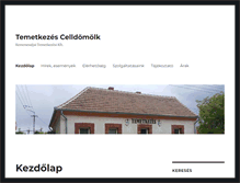 Tablet Screenshot of celldomolkitemetkezes.hu